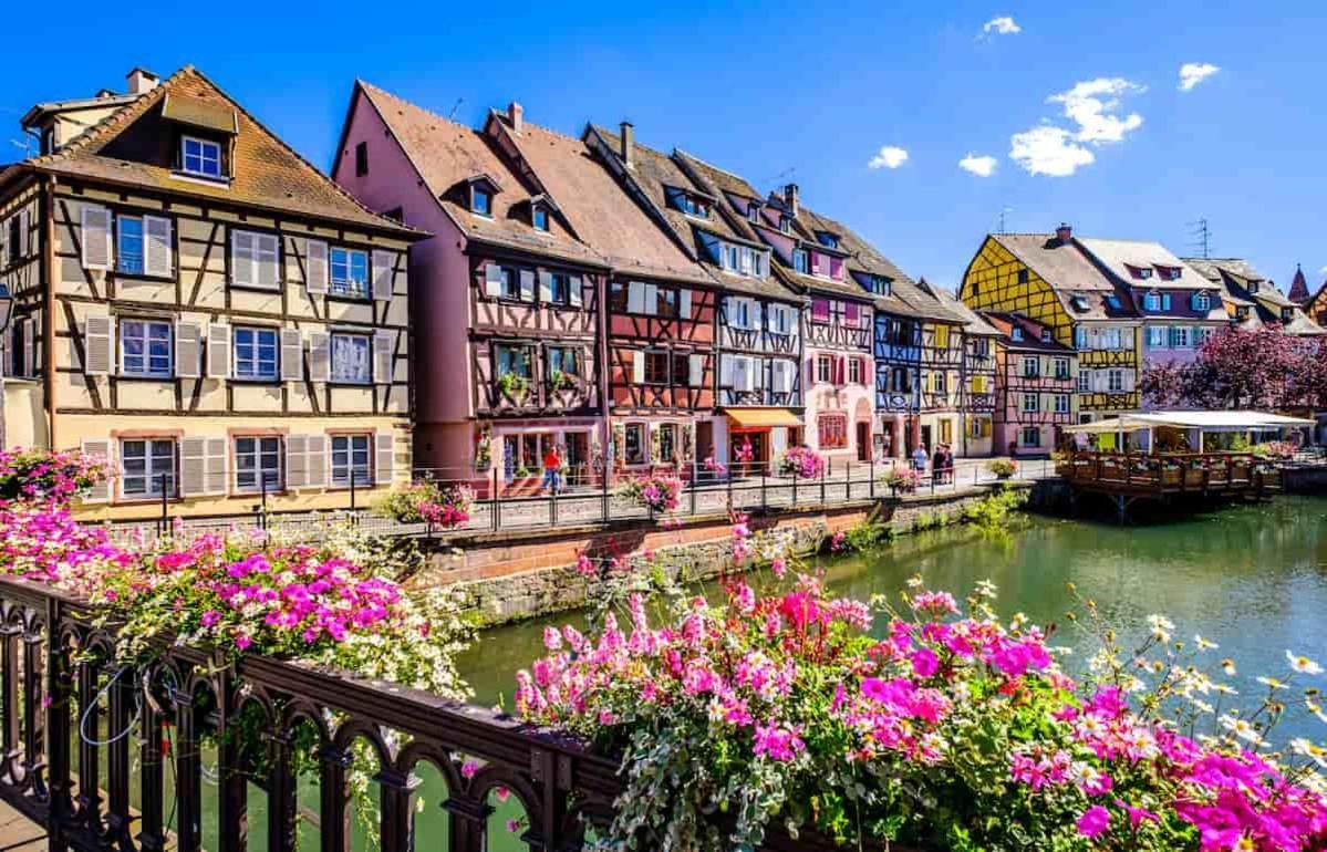 Le Marcellin Colmar - Garage - Terrasseアパートメント エクステリア 写真